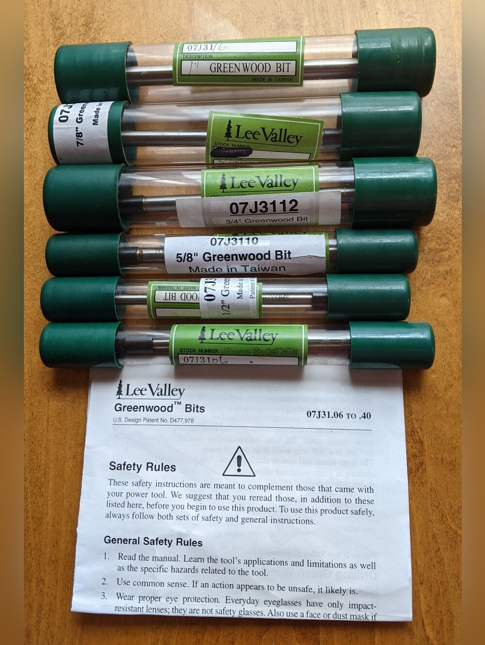 🆕 Lee Valley Greenwood Bits For Woodworking/Chairmaking 🌲